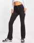 Фото #2 товара JDY Tulga high waisted flared jeans in dark grey