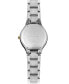 ფოტო #3 პროდუქტის Women's Swiss Noemia Diamond (1/2 ct. t.w.) Two Tone Stainless Steel Bracelet Watch 32mm