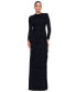 ფოტო #1 პროდუქტის Women's Rhinestone Mesh Gown