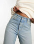 Фото #8 товара ASOS DESIGN 90s straight jean in light blue with split