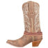 Durango Crush Flag Accessory Cowboy Snip Toe Womens Brown Casual Boots DRD0208