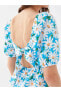 Фото #5 товара Платье женское Xsıde с цветочным принтом