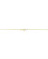 ფოტო #5 პროდუქტის Gemstone and Diamond (1/10 ct. t.w.) 17" Necklace in 14k Yellow Gold