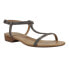 Фото #2 товара VANELi Brea Chain TStrap Womens Grey Casual Sandals BREA-313073