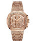 ფოტო #2 პროდუქტის Men's Diamond (1/5 ct. t.w.) Watch in 18k Rose Gold-plated Stainless-steel Watch 48mm