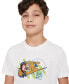 Фото #3 товара Big Kids Sportswear Cotton Logo Graphic T-Shirt