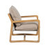 Armchair Beige Natural Rubber wood Sponge Ash wood Foam 65 x 69 x 83 cm