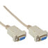 Фото #1 товара InLine null modem cable DB9 female / female - assembled - grey - 10m