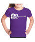 ფოტო #1 პროდუქტის Big Girl's Word Art T-shirt - Peace Love Country