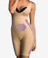 ფოტო #4 პროდუქტის Women's Firm Tummy-Control Instant Slimmer Long Leg Open Bust Body Shaper 2556