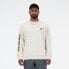 New Balance Men's 9060 Sole Print Long Sleeve T-Shirt White Size M