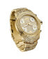 ფოტო #7 პროდუქტის Men's Jet Setter Platinum Series Diamond (3 ct. t.w.) 18K Gold-Plated Stainless Steel Watch, 50Mm