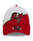 Фото #3 товара Men's White, Red Tampa Bay Buccaneers 2023 Sideline 9FORTY Adjustable Hat