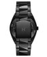 Men's Odyssey II Black Stainless Steel Bracelet Watch 40mm