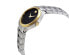 Movado Sapphire Analog Black Dial Women's Watch-606786 Black Bracelet