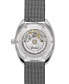 ფოტო #2 პროდუქტის Men's Swiss Automatic DS-2 Gray Synthetic Strap Watch 40mm