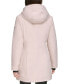 ფოტო #2 პროდუქტის Womens Hooded Bibbed Zip-Front Puffer Coat