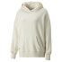 Фото #1 товара Puma Infuse Oversized Pullover Hoodie Womens Off White Casual Outerwear 53564365