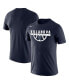 Фото #2 товара Men's Navy Villanova Wildcats Basketball Drop Legend Performance T-shirt