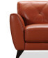 Фото #16 товара Myia 82" Tufted Back Leather Sofa, Created for Macy's