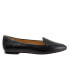 Фото #1 товара Trotters Ember T1853-001 Womens Black Leather Slip On Loafer Flats Shoes 6.5