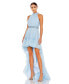 ფოტო #1 პროდუქტის Women's Halter Neck High Low Flowy Gown