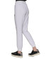 Фото #3 товара Women's Drawstring-Waist Mesh-Trim Joggers