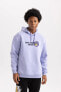 Фото #8 товара Fit Nba Los Angeles Lakers Boxy Fit Kapüşonlu Kalın Sweatshirt A7283ax23au