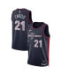 Фото #1 товара Men's and Women's Joel Embiid Navy Philadelphia 76ers 2023/24 Swingman Jersey - City Edition