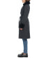 ფოტო #3 პროდუქტის Women's Faux-Fur-Trim Belted Coat