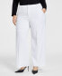 Фото #3 товара Trendy Plus Size High-Rise Wide-Leg Ponté-Knit Pants, Created for Macy's