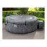 Фото #3 товара Intex Pool Intex PureSpa Greywood Deluxe Inflatable Hot Tub Set - 4 Person - 795 L - 4 person(s) - Round - Bubble/Jet massage - Grey - 40 °C