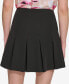 Petite Pleated Side-Zip Mini Skirt