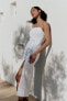 Фото #1 товара Платье миди из смесового льна ZARA