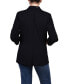 ფოტო #2 პროდუქტის Petite Satin Lapel Scuba Crepe Jacket