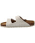 Фото #2 товара Birkenstock Arizona Bs Narrow Fit Suede Sandal Women's White 43