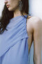 Фото #13 товара Платье асимметричного кроя с накидкой ZARA