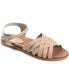 ფოტო #1 პროდუქტის Women's Kimmie Strappy Flat Sandals