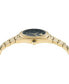 Men's Swiss V-Code Gold Ion Plated Bracelet Watch 42mm