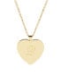 ფოტო #16 პროდუქტის Isabel Initial Heart Gold-Plated Pendant Necklace