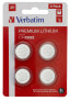 Verbatim CR2032 - Single-use battery - CR2032 - Lithium - 3 V - 4 pc(s) - Silver