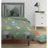 Duvet cover set Roupillon Animals 140 x 200 cm Green Khaki 2 Pieces