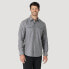 Фото #1 товара Wrangler Men's Regular Fit ATG Long Sleeve Button-Down Shirt - Gray S