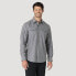 Wrangler Men's Regular Fit ATG Long Sleeve Button-Down Shirt - Gray S