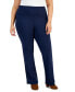 Фото #1 товара Plus Size High-Rise Bootcut Ponte Pants, Created for Macy's