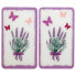 Abdeckplatte Lavendel-Bouquet (2er-Set)