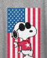 Air Waves Trendy Plus Size Peanuts 4th of July Graphic T-Shirt