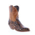 Abilene Boots 9296 Womens Brown Leather Slip On Cowboy Western Boots 6