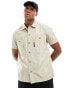 Фото #1 товара Marshall Artist double pocket short sleeve shirt in beige