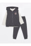 Фото #1 товара Костюм для малышей LC WAIKIKI Блузка с длинными рукавами и длинным рукавом, жилетка и брюки 3 шт.
